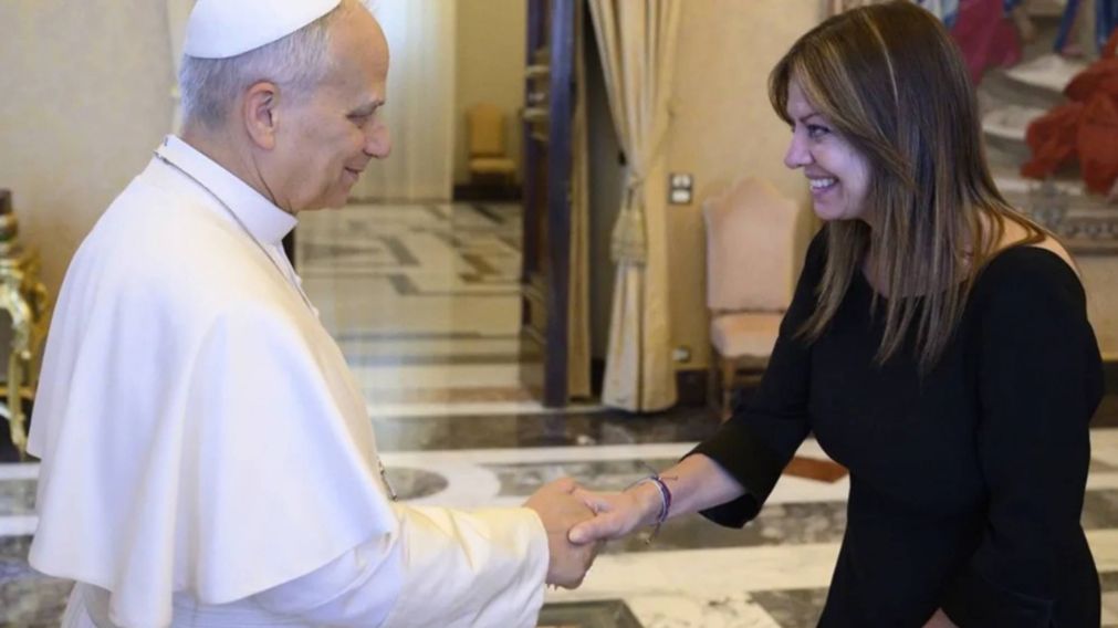 Sandra Pettovello se reuni� con el Papa Le�n XIV en el Vaticano.