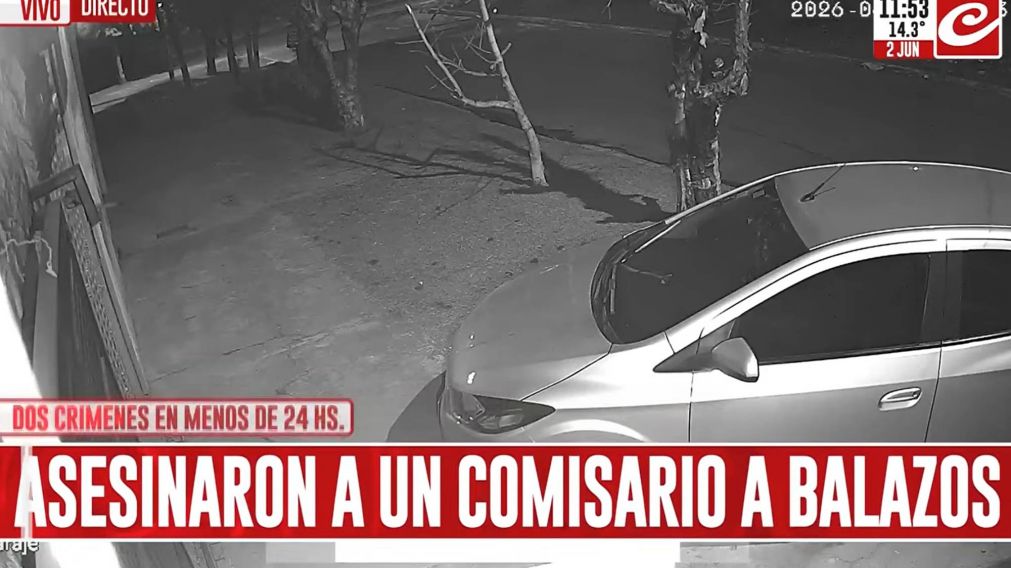 �VIDEO! As� asesinaron a un comisario de franco para robarle la camioneta.