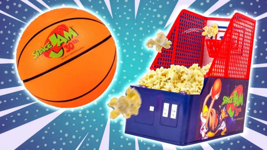 La pochoclera de "Space Jam" lleg� a los cines por el aniversario de la pel�cula.