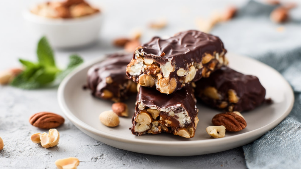 Receta de barritas de chocolate y almendras proteicas: una opci�n f�cil, casera y perfecta para un snack saludable