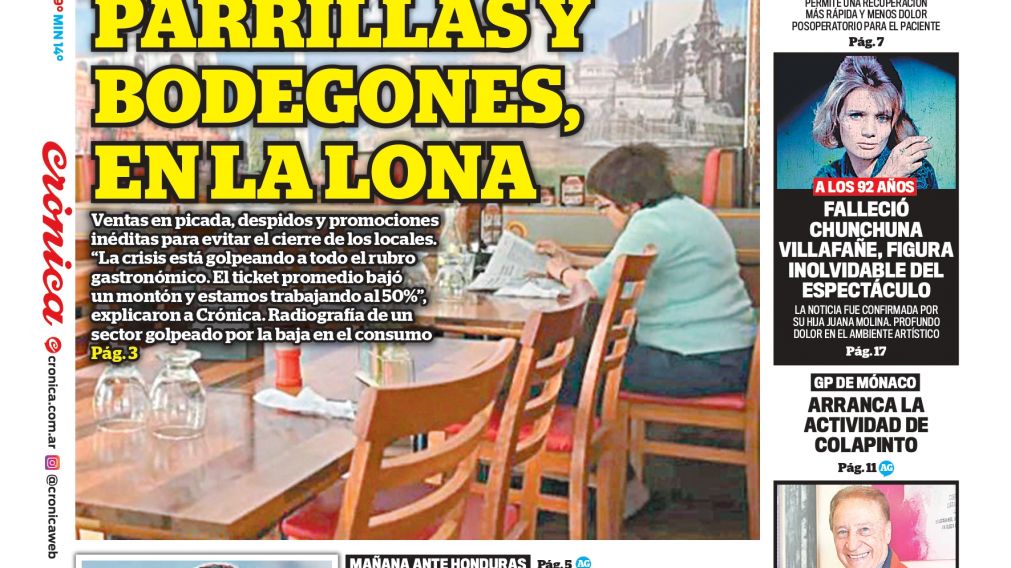 Las tapas del viernes 5 de junio de 2026.