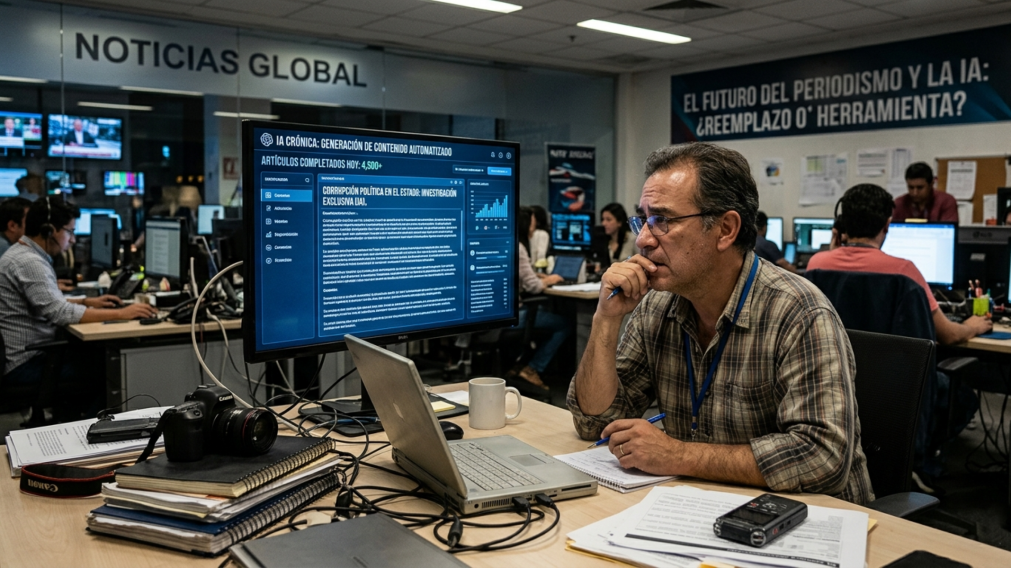 Sobre periodismo, IA y otras temibles amenazas.