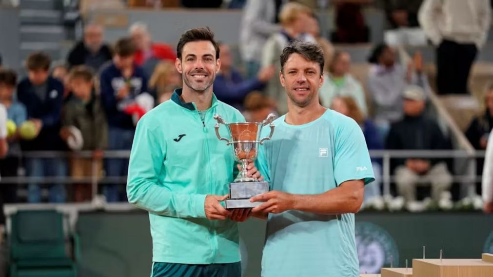 Horacio Zeballos y Marcel Granollers, otra vez campeones de dobles en Roland Garros.