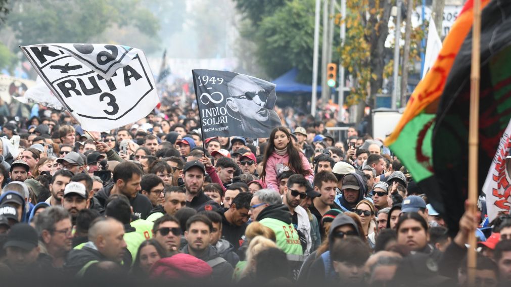 Una multitud despidió al Indio Solari (Pablo Villán/Crónica).