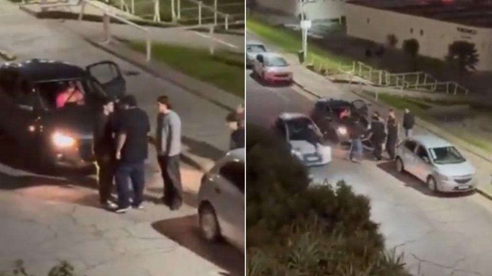 Locura en Mar del Plata: lo empujaron en una discusión de tránsito y terminó atropellado por un auto.