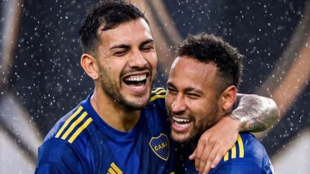 Leandro Paredes sueña con la posibilidad que Neymar se sume a Boca. (IA)