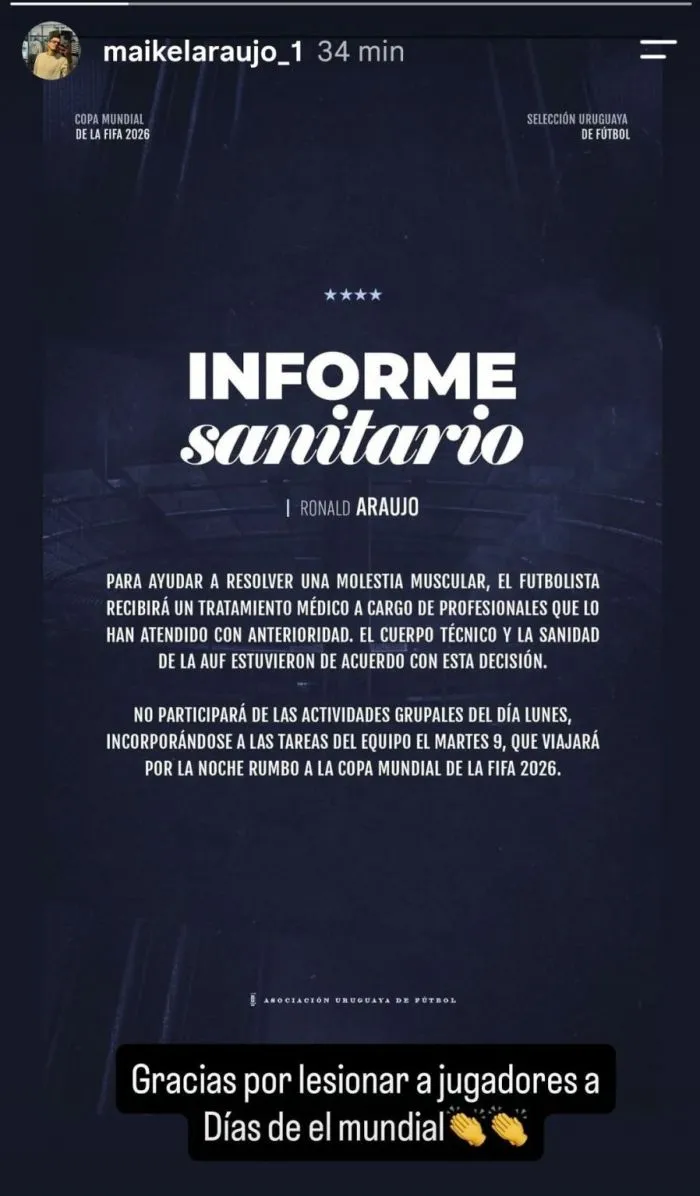 Arde Uruguay: el hermano de Ronald Araujo lanzó una fuerte acusación contra Marcelo Bielsa en la previa del Mundial 2026