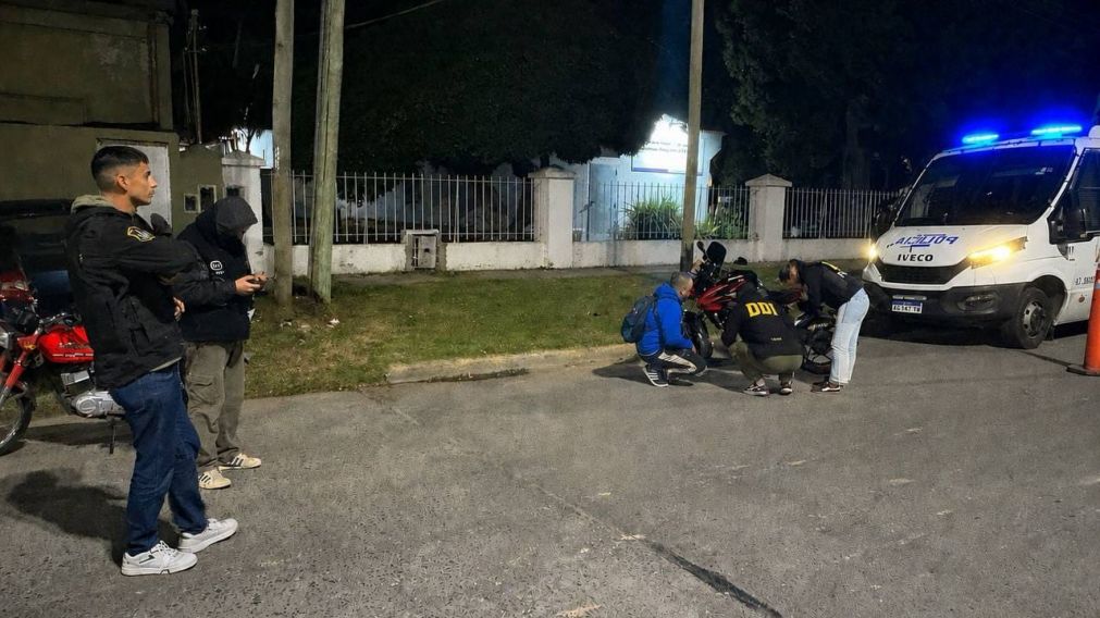 Megaoperativo motochorro: detienen a nueve personas en Quilmes