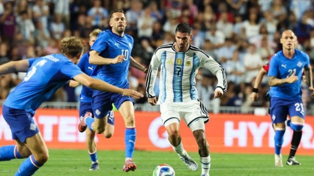 Rodrigo De Paul, nuevamente figura en la Selecci�n Argentina.