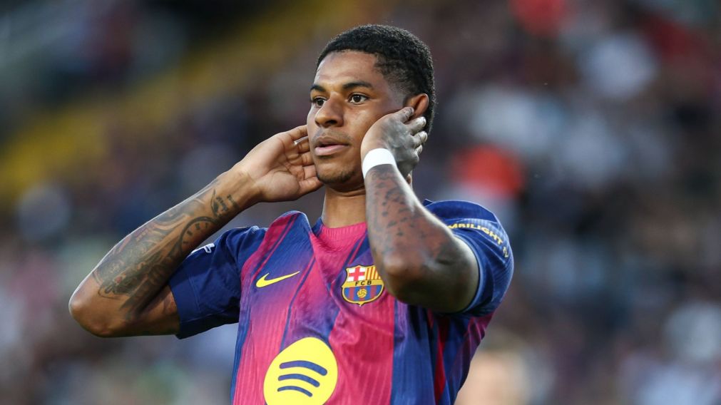Marcus Rashfor se enoj� con el Barcelona.