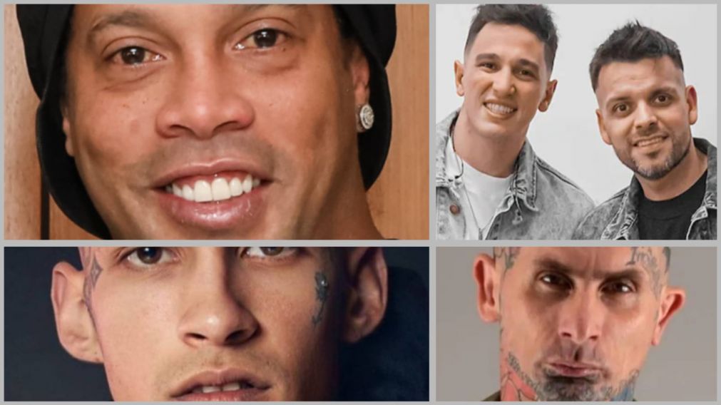 Ke Personajes, L-Gante y Q'Lokura se suman al debut musical de Ronaldinho en "Camisa 10"
