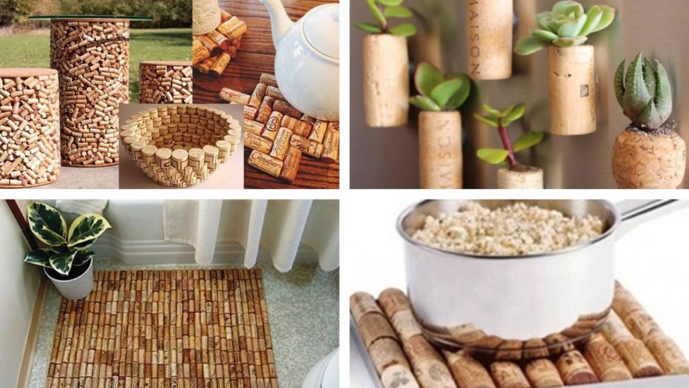 Transformá corchos en objetos y muebles útiles: reciclaje creativo para un planeta más verde