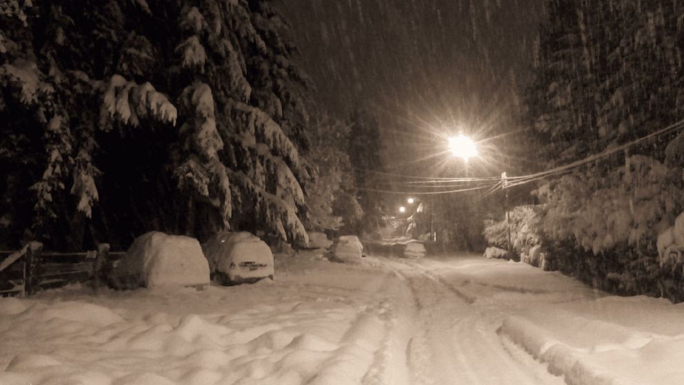 Tremendas nevadas en Río Negro, Chubut y Tierra del Fuego
