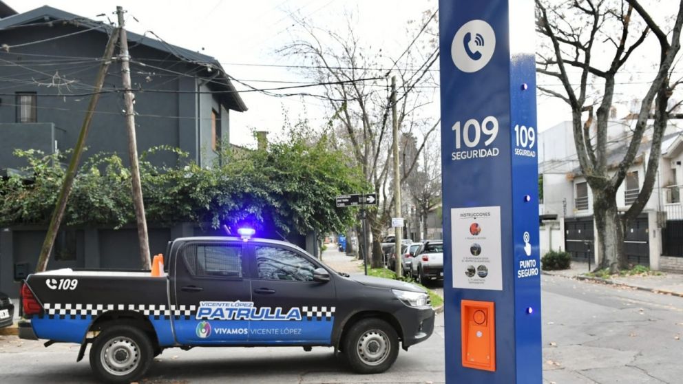 Vicente López llegó a los 200 Puntos Seguros instalados en todo el partido.