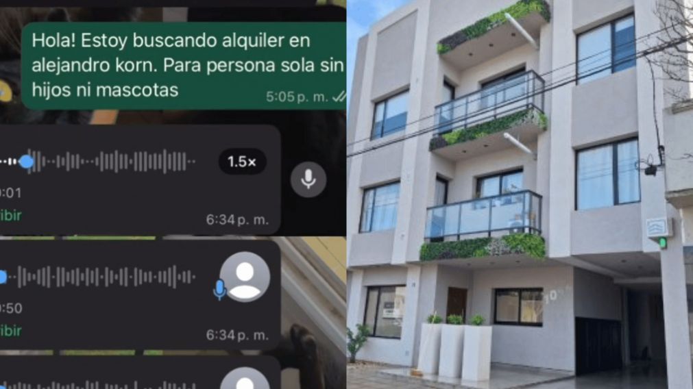 La joven compartió en TikTok los insólitos audios que le mandó el supuesto dueño del departamento (Captura TikTok / Imagen ilustrativa).