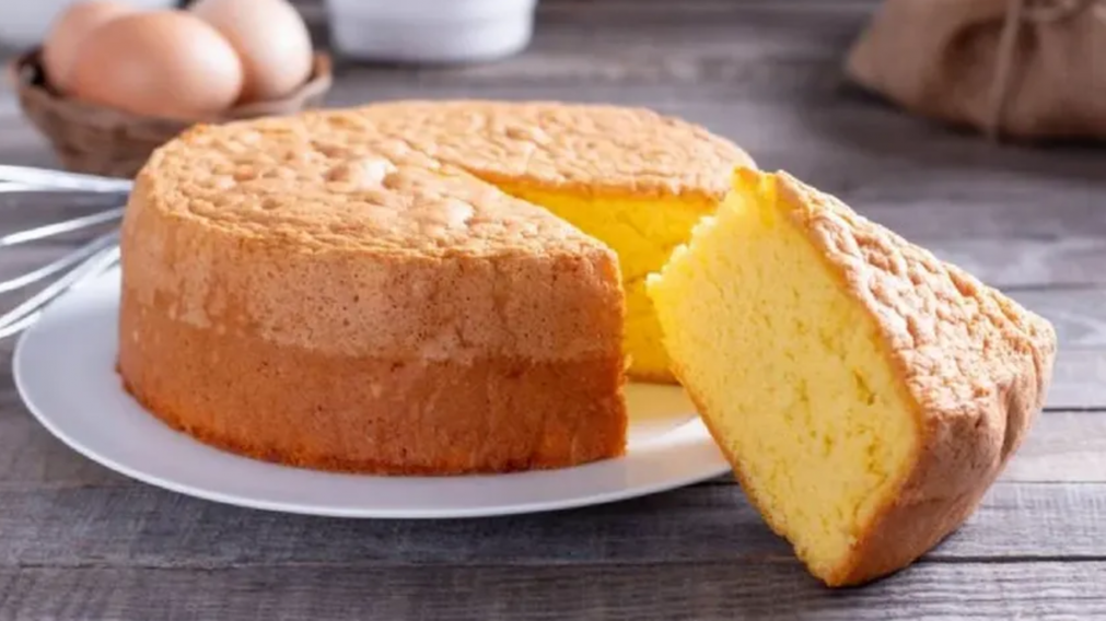 Receta de bizcochuelo de vainilla.