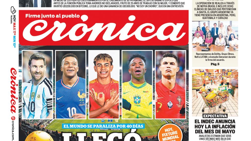 Las tapas del jueves 11 de junio de 2026.