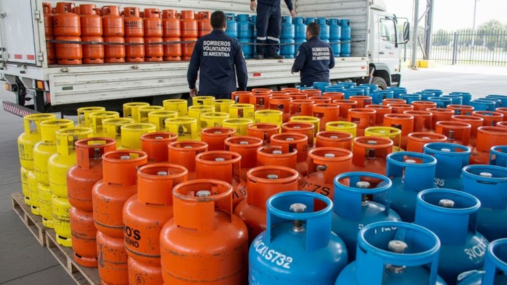 El Gobierno decidi� ampliar el acceso a las garrafas para los cuarteles de bomberos voluntarios de todo el pa�s (Imagen ilustrativa).