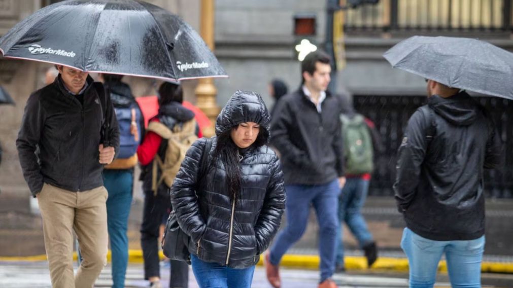 El Servicio Meteorológico advirtió por lluvias y vientos que traerán un frente frío al AMBA (Imagen ilustrativa).