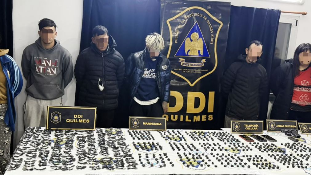 Operativo en Quilmes y Varela: desmantelan red de estafas, secuestran drogas y detienen a siete personas