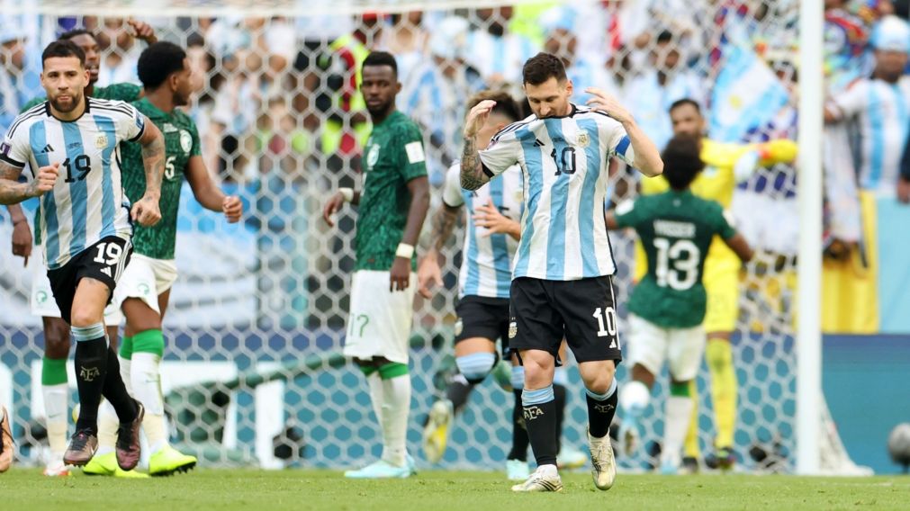 Argentina tuvo un amargo debut ante Arabia Saudita en el Qatar 2022, aunque después terminó ganando el Mundial.