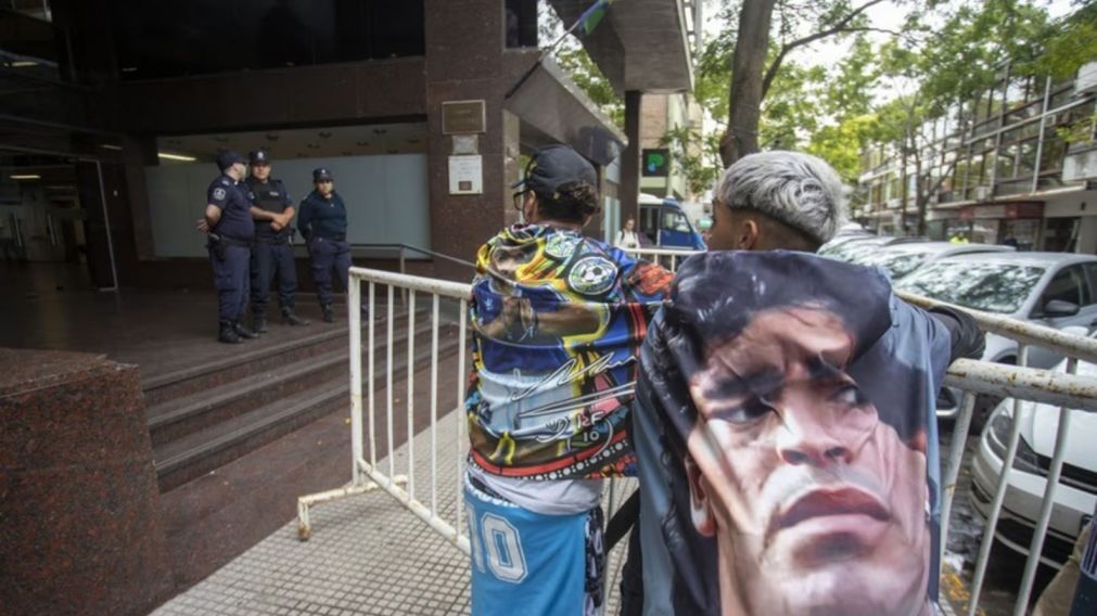 Mariano Perroni retoma su declaraci�n en el juicio por la Muerte de Diego Maradona (Imagen NA).
