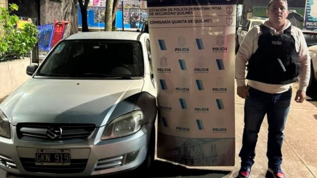 La pista del auto los delató: cayó un acusado de un escruche en Quilmes