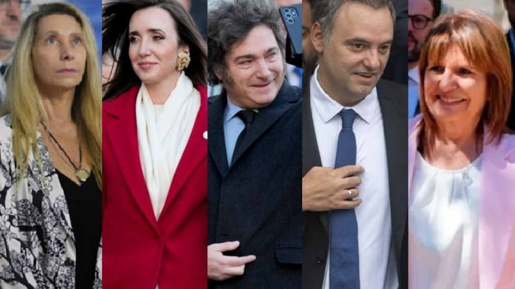 Javier Milei se prepara para el acto en Rosario con Adorni, Villarruel y el gabinete.