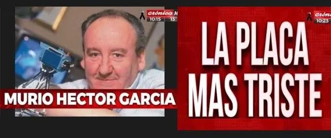 TAPAS Y PLACAS. Garc&iacute;a y su pasi&oacute;n por las noticias, las fotos, las primicias. Todo en uno: apasionado como pocos.
