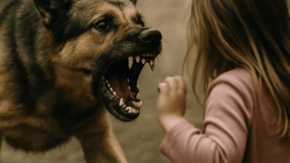 El perro familiar ataque a la menor (Imagen ilustrativa).