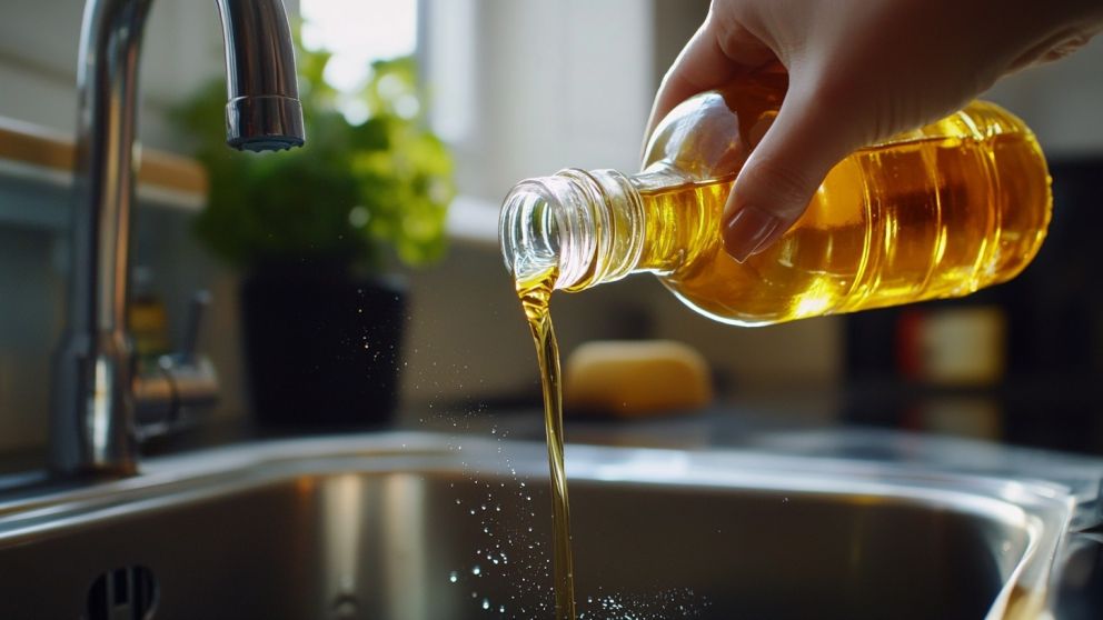 No tires el aceite por la cañería: el truco japonés que evitará que contamines el agua.