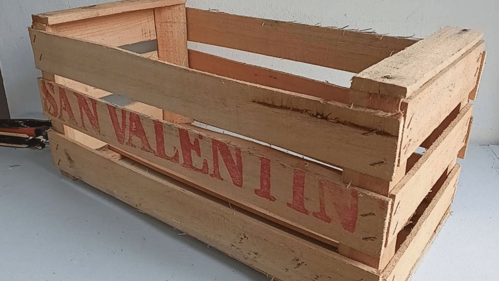 Transformá un cajón de manzana en un objeto útil y ecológico