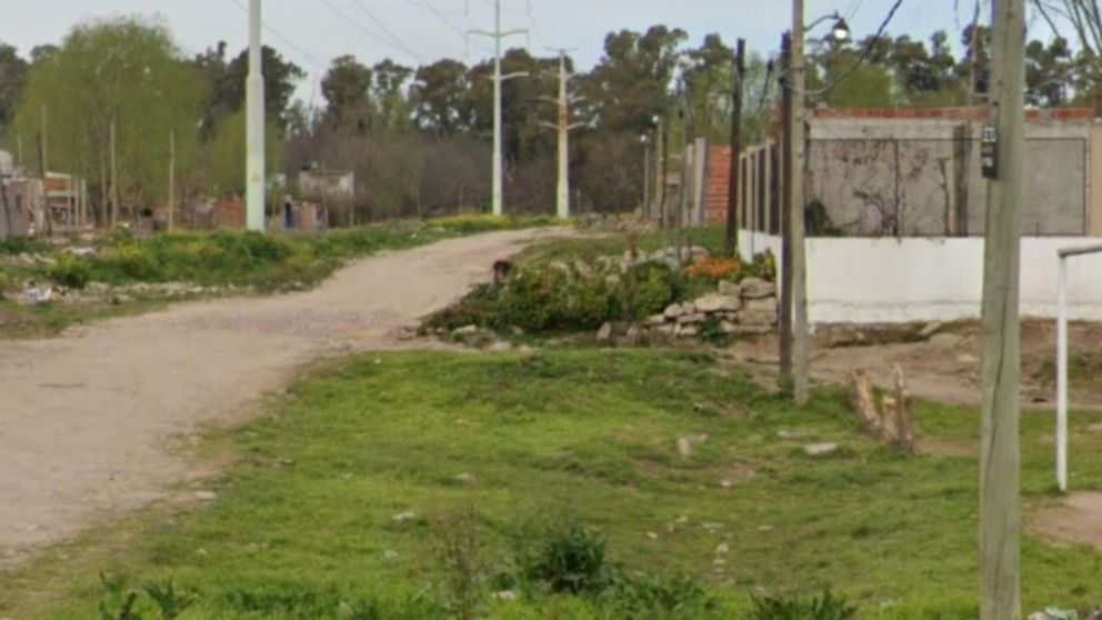 Acá, en este vecindario, fue hallado el cuerpo sin vida de Cristian Daniel Miño.