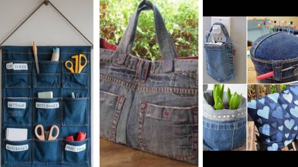 �IDEAS! Transform� tus viejos jeans en tesoros ecol�gicos