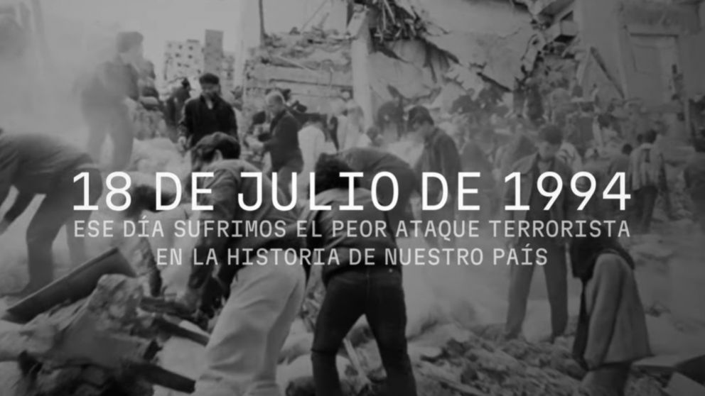 El conmovedor video por el 31� aniversario del atentado a la AMIA (Captura).