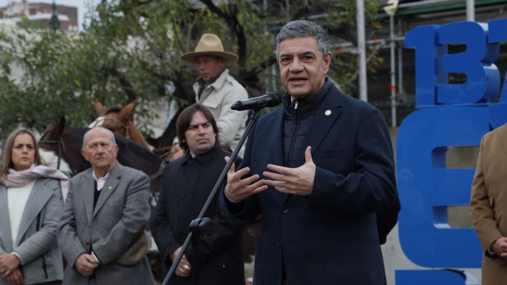 Jorge Macri encabez� el tradicional corte de cintas junto al titular de la Sociedad Rural, Nicol�s Pino, entre otras autoridades.