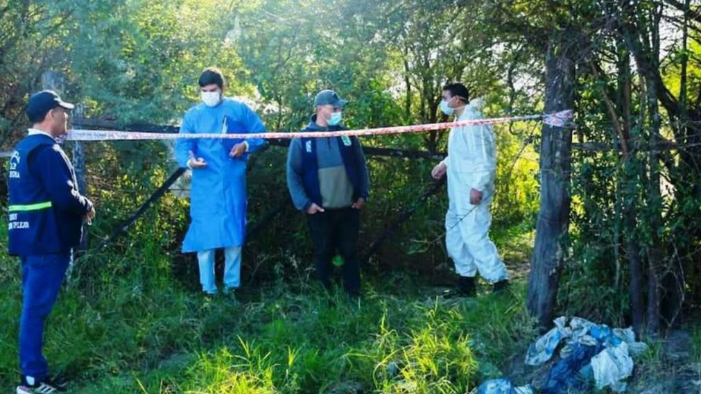 El sitio donde fue encontrada la enfermera Gisela Mendoza.