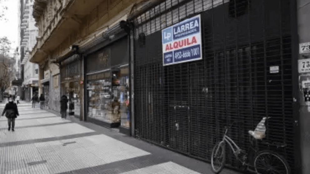 En CABA crecieron un 40% los locales vacíos.