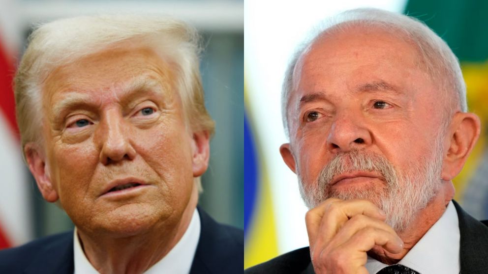 El cruce entre Donald Trump y Lula da Silva.