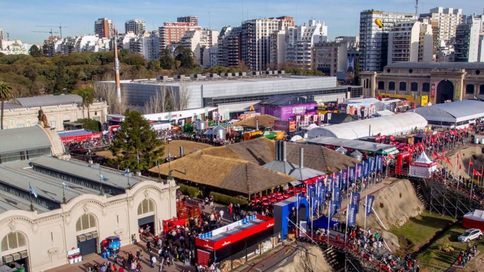 La Rural se ubica en el barrio porteño de Palermo.