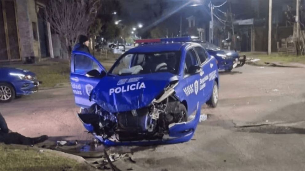 El conductor de un patrullero de la fuerza municipal murió tras impactar contra otro móvil (Imagen La Unión).