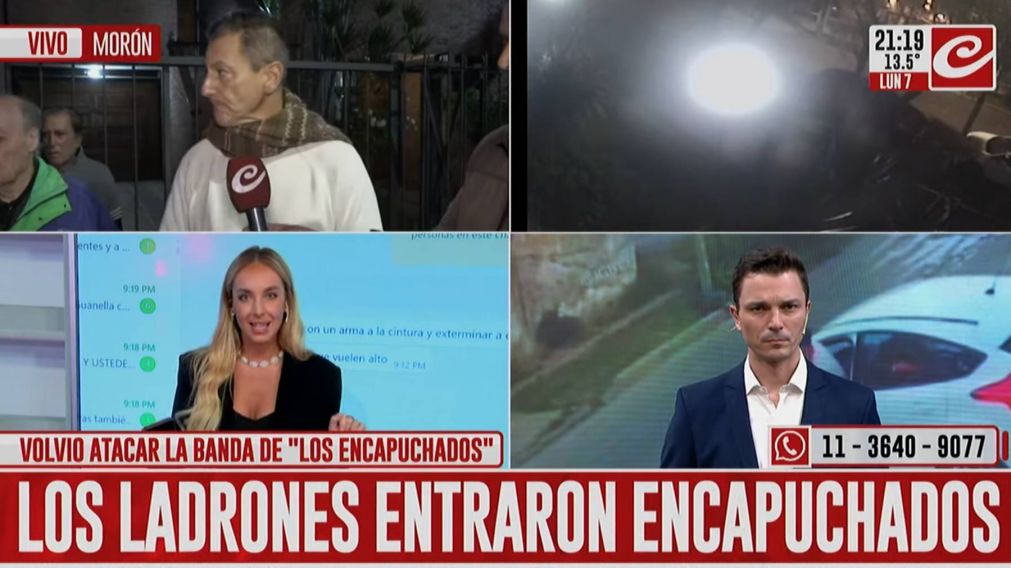 Vecinos de Morón exigen más seguridad en el municipio.