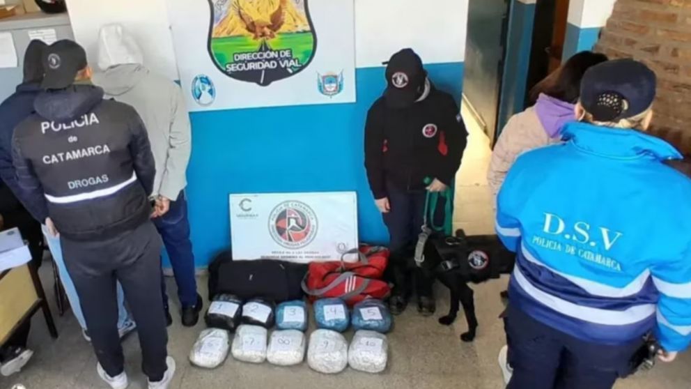 La policía de Catamarca estuvo a cargo del operativo (Gentileza Diario de Catamarca).