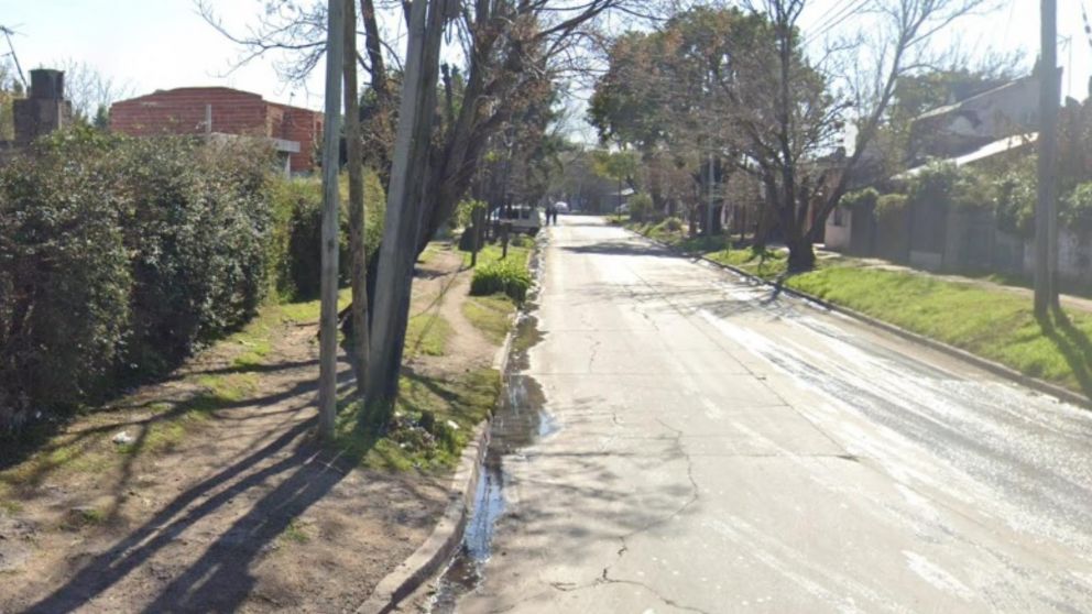 Acá, en este vecindario, se produjo el homicidio del muchacho.