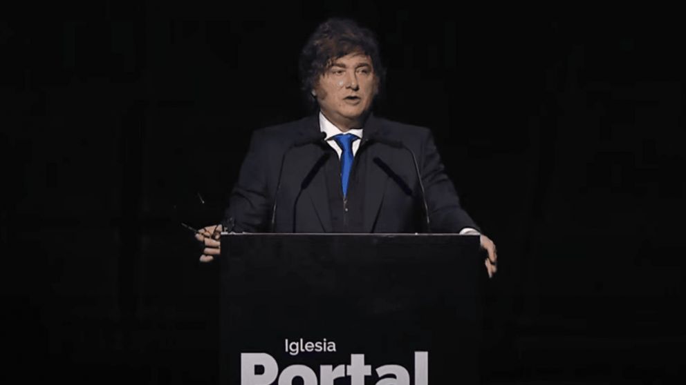 Javier Milei inaugur� iglesia cristiana en Chaco.