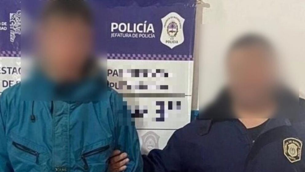 Este es el malviviente que result� capturado en el operativo. Cr�dito: 0223.