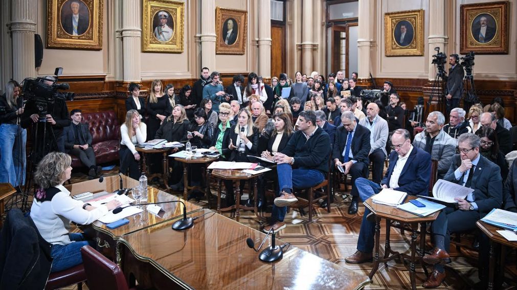 La reunión se realizó en el Salón Illia y participaron referentes y organizaciones del sector (Comunicación Senado).