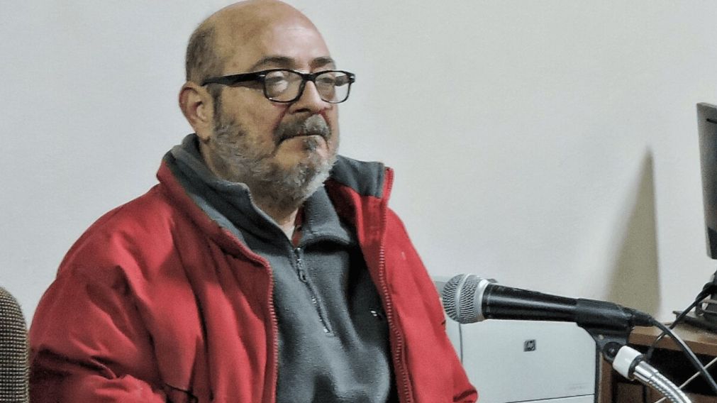 Óscar Alejandro Pirrera al momento de ser juzgado (Agencia Noticias Judiciales).