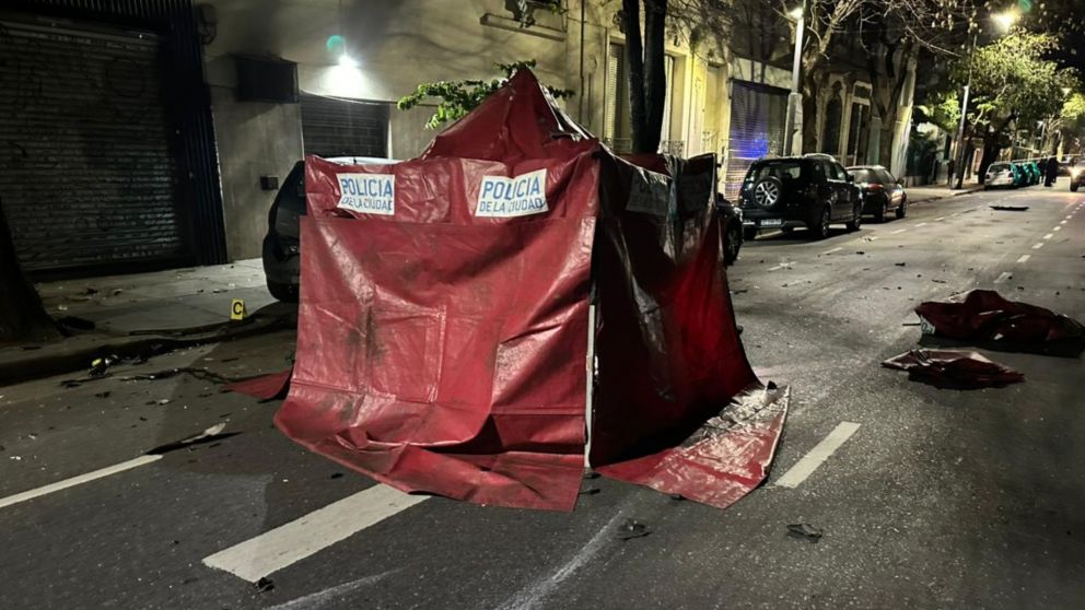 Persecución y muerte en Palermo (Gentileza Policía de la Ciudad).
