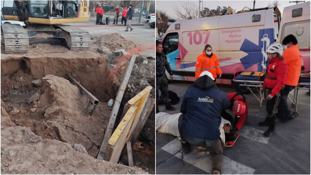 Guardia se cayó a un pozo con agua helada y sufrió un cuadro de hipotermia.